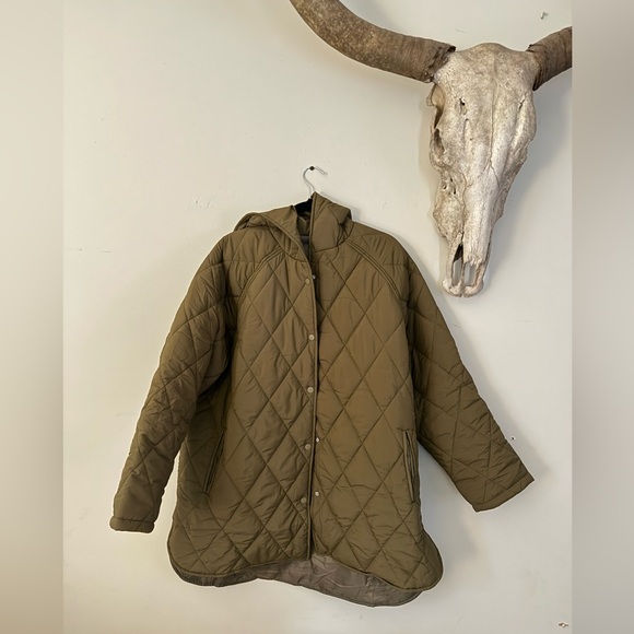 Jackets & Blazers - Green quilted jacket
